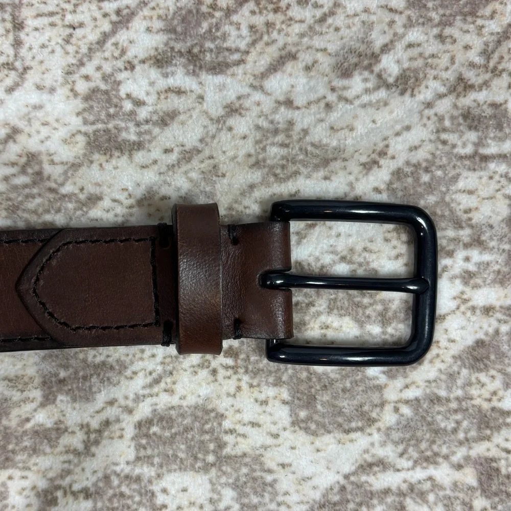 Brown Full‎ Grain Leather Belt Size 46/48